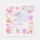 Jungfrau der niedlichen serviette (Vorderseite)