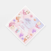 Jungfrau der niedlichen serviette (Ecke)