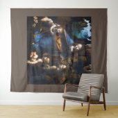 Jungfrau der Rockband Wandteppich (Beispiel (Horizontal))