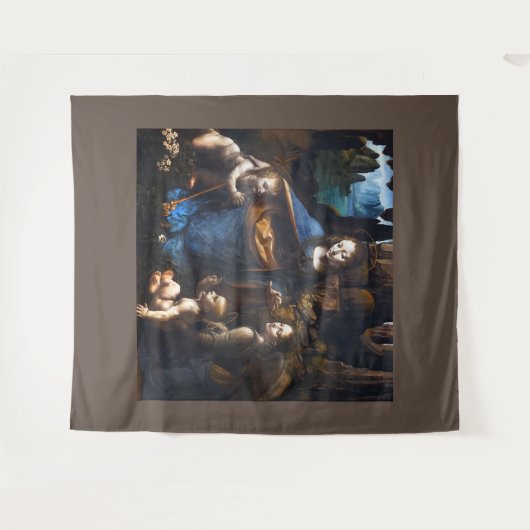 Jungfrau der Rockband Wandteppich (Vorderseite (Horizontal))