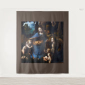 Jungfrau der Rockband Wandteppich (Vorderseite)