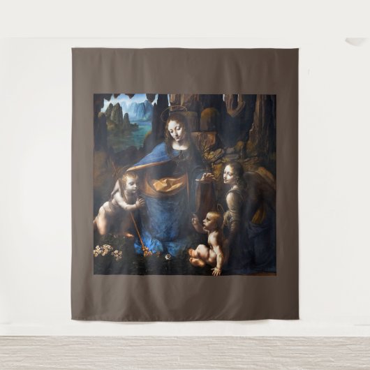 Jungfrau der Rockband Wandteppich (Vorderseite)