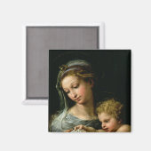 Jungfrau der Rose, c.1518 Magnet (Vorderseite/Rückseite)