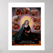 Jungfrau der Sieben Trauern Poster (Vorne)