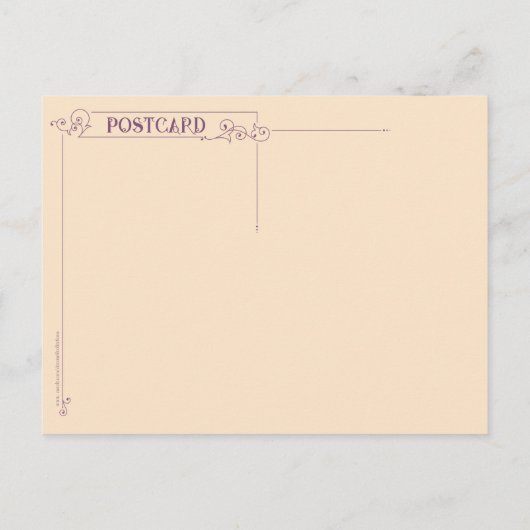 Jungfrau der Trauben Postkarte (Rückseite)