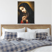 Jungfrau der Verkündung, c.1653-55 Leinwanddruck (Insitu (Schlafzimmer))