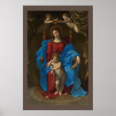 Jungfrau des Sitzplakats Poster (Vorne)