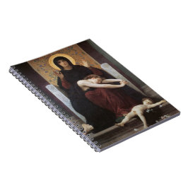 Jungfrau des Trostes - William Adolphe Bouguereau Notizblock