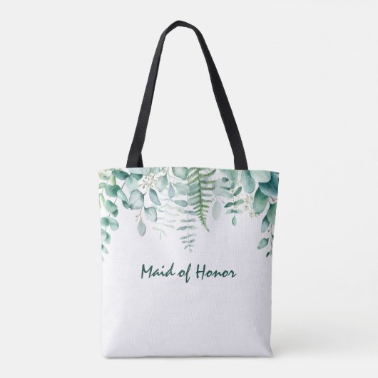 Jungfrau Ehre Eukalyptus Grüne Tasche (Rückseite)