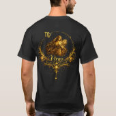 Jungfrau Einzigartiges Sternzeichen T-Shirt (Rückseite)