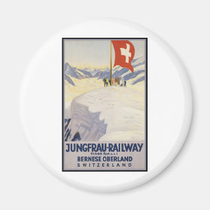 Jungfrau-Eisenbahn Bernese oberland Magnet
