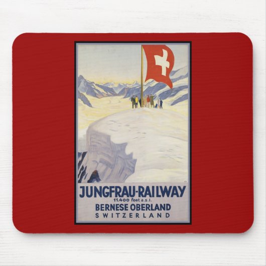 Jungfrau-Eisenbahn Bernese oberland Mousepad (Vorne)