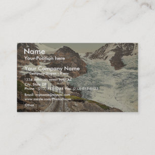 Jungfrau, Eisenbahn, Eiger und Monch, mit Eiger Gl Visitenkarte