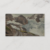 Jungfrau, Eisenbahn, Eiger und Monch, mit Eiger Gl Visitenkarte (Rückseite)