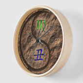 Jungfrau & Erde Ochse Uhr (Winkel)