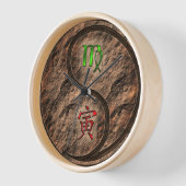 Jungfrau & Erde Tiger Uhr (Winkel)