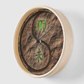 Jungfrau & Erdziege Uhr (Winkel)