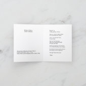 JUNGFRAU ERKRANKUNG SCHLAFKIND KARTE (Innenseite)