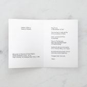 JUNGFRAU ERKRANKUNG SCHLAFKIND KARTE (Innenseite)