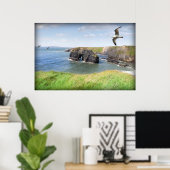 Jungfrau Felsschluchten in Hochhöhe Poster (Heimbüro)