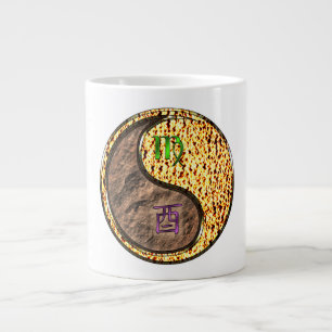 Jungfrau & Feuer Hahn Jumbo-Tasse