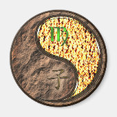 Jungfrau & Feuer-Ratte Magnet (Vorne)