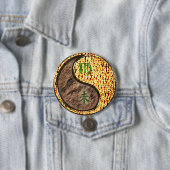 Jungfrau & Feuer Ziege Button (Beispiel)
