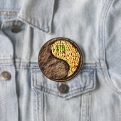 Jungfrau & Feuerdrache Button (Beispiel)