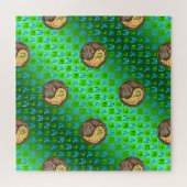 Jungfrau & Feuerhund Puzzle (Horizontal)
