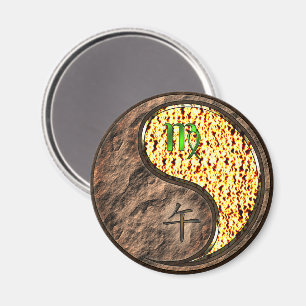 Jungfrau & Feuerpferd Magnet