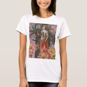 Jungfrau-Frauenporträt Antik Farbige Reiche T-Shirt