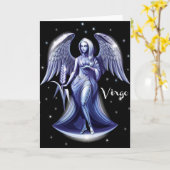 Jungfrau-Geburtstags-Karte Karte (Gelbe Blume)