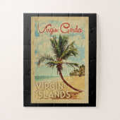 Jungfrau Gorda Palm Tree Wandern Puzzle (Vertikal)