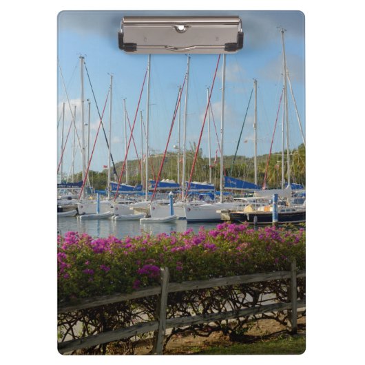 Jungfrau Gorda Yacht Hafen Klemmbrett (Vorderseite)