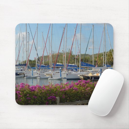 Jungfrau Gorda Yacht Hafen Mousepad (Mit Mouse)