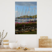 Jungfrau Gorda Yacht Hafen Poster (Küche)