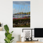 Jungfrau Gorda Yacht Hafen Poster (Heimbüro)