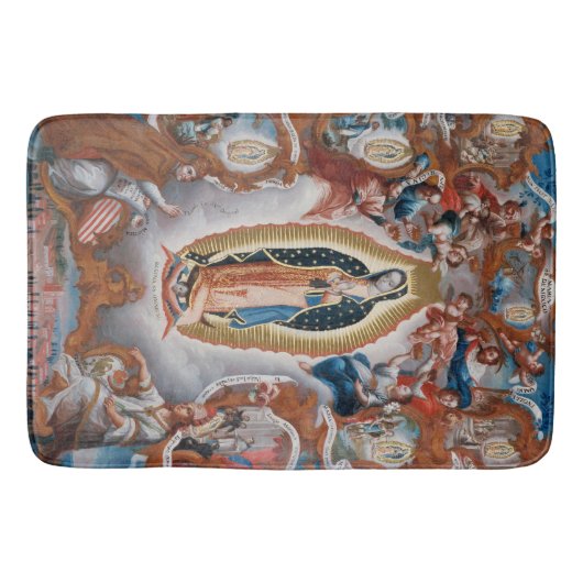 "Jungfrau Guadalupe" Badematte (Vorderseite)