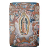 "Jungfrau Guadalupe" Badematte (Vorderseite Vertikal)