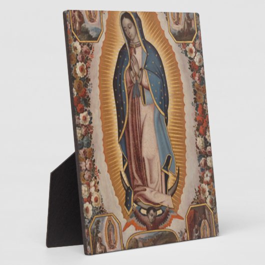 Jungfrau Guadalupe Fotoplatte (Seite)