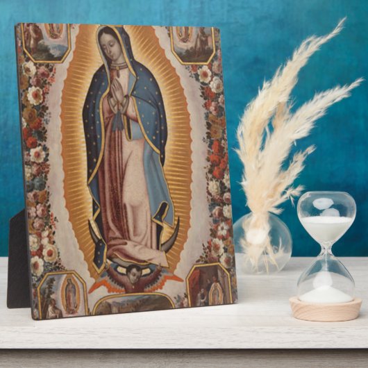 Jungfrau Guadalupe Fotoplatte (Seite)