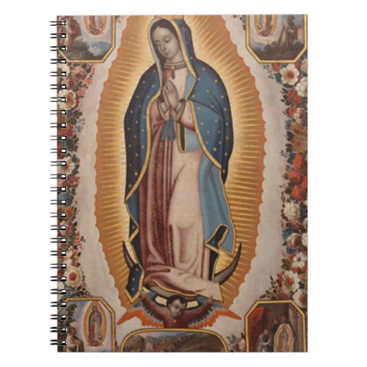 Jungfrau Guadalupe Notizblock (Vorderseite)