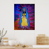 Jungfrau Guadalupe Poster (Küche)