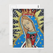 Jungfrau Guadalupe Postkarte (Vorne/Hinten)