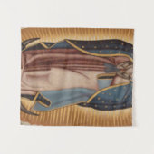 Jungfrau Guadalupe Wandteppich (Vorderseite (Horizontal))