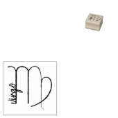 Jungfrau Gummistempel (Stempel)