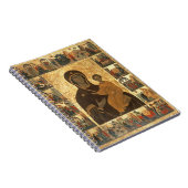 Jungfrau Hodegetria Ikone von Smolensk, c.1450 Notizblock (Rechte Seite)