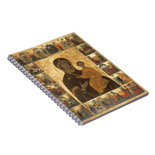 Jungfrau Hodegetria Ikone von Smolensk, c.1450 Notizblock (Rechte Seite)