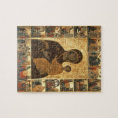 Jungfrau Hodegetria Ikone von Smolensk, c.1450 Puzzle (Horizontal)