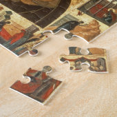 Jungfrau Hodegetria Ikone von Smolensk, c.1450 Puzzle (Seite)